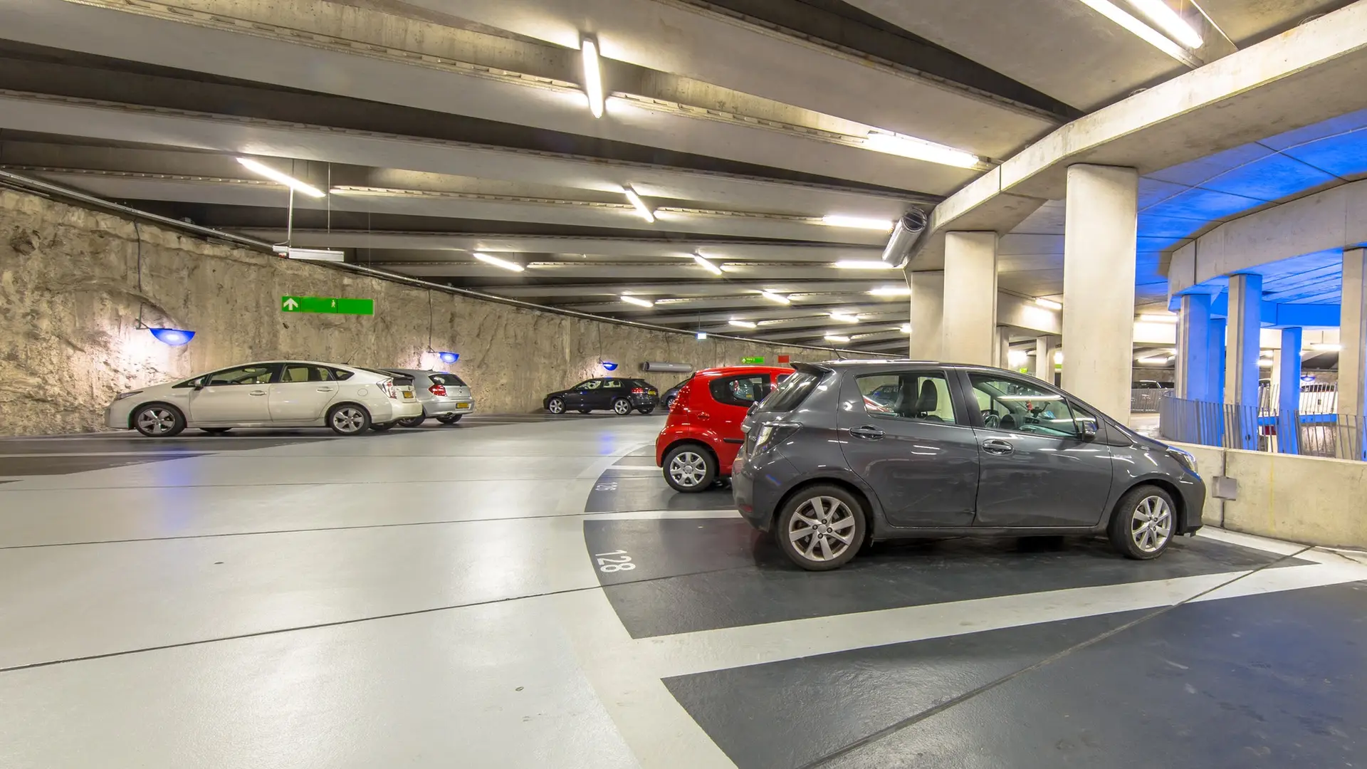 Circular Underground parking